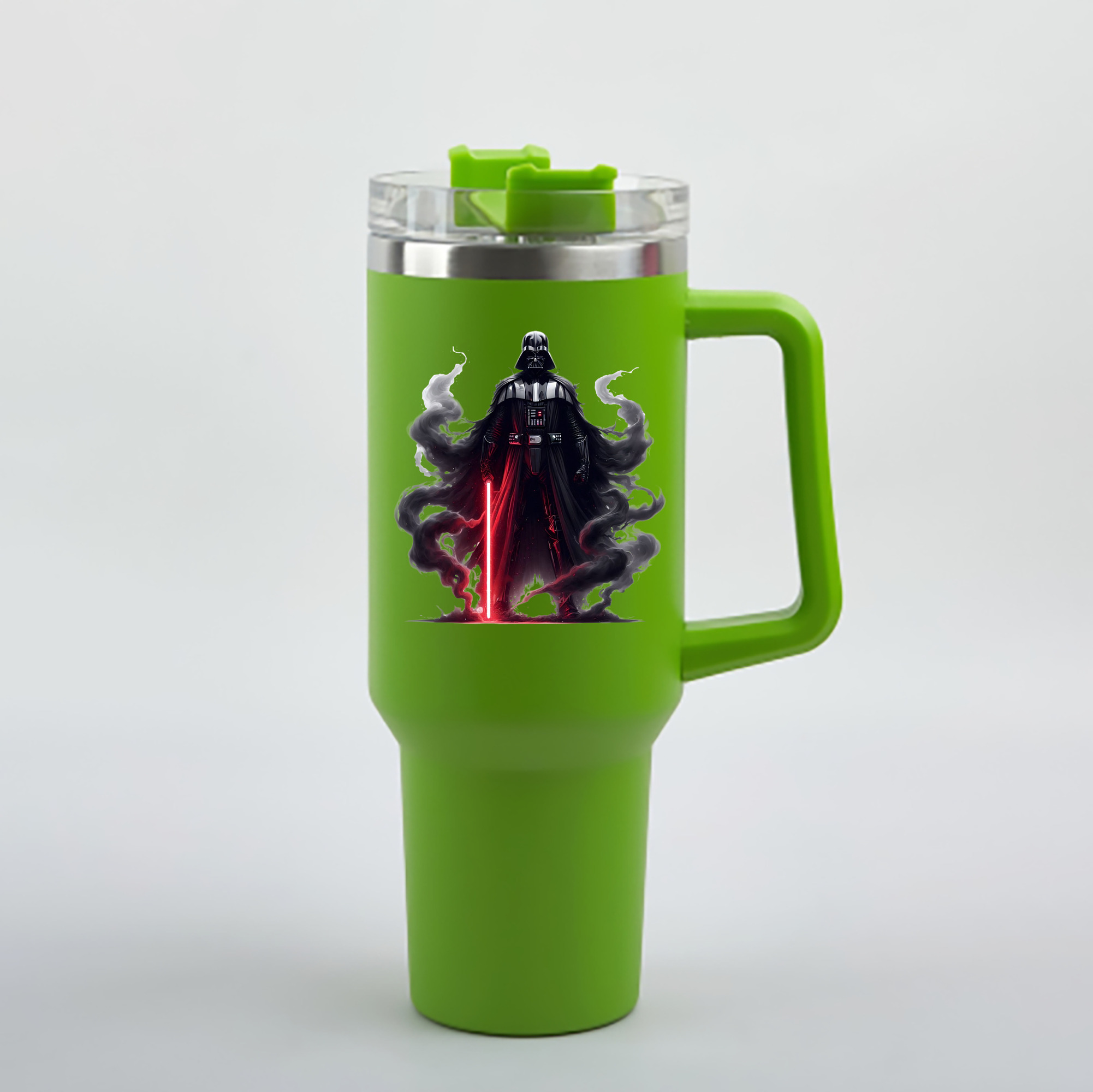 （画像用） スター・ウォーズ Star Wars 1200mL車用タンブラー - クリスタルステッカー（プラスチックストロー付き）